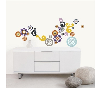 Decorate Your Residence Hall Dorm With Inspiring Spirals Laure - Peel N Stick