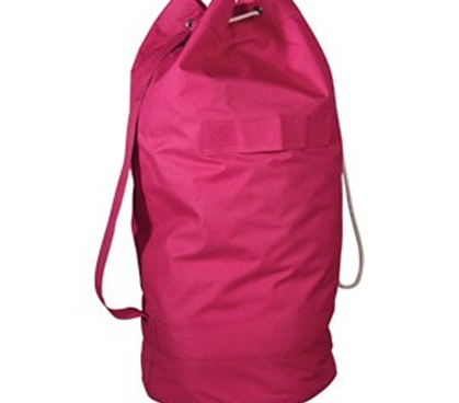 Carry Your College Laundry With Ease - Over-the-Shoulder Pink Laundry Bag