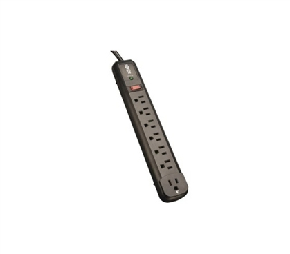 TRIPP LITE 7-Outlet Surge Protector with Transformer - Keep Dorm Electronics Protected