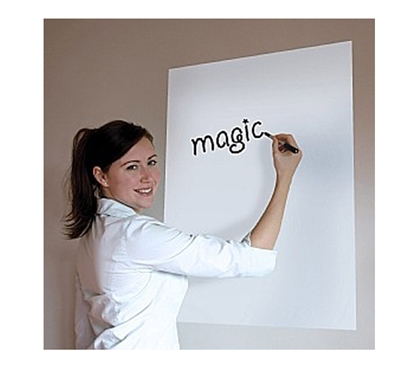 Fun Dry Erase - Dry Erase Magic White Board Sheets - 24" x 32" Great For Studying In College