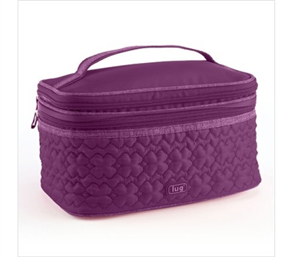 Store Your Makeup - Two Step Cosmetic Case - Purple - Cool Dorm Supplies For Girls