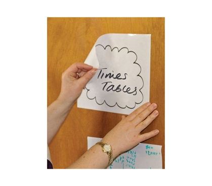 Leave Notes Anywhere - Magic Whiteboard Sheets 8" x 12" (Pack of 20) - Practical For College