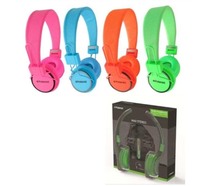 Neon Orange Polaroid Studio Headphones - Headphones For Cheap