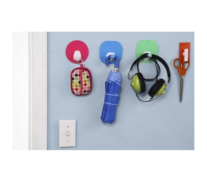 College Wall Approved Products - Hook UM! - Peel N Stick Dorm Room Hook