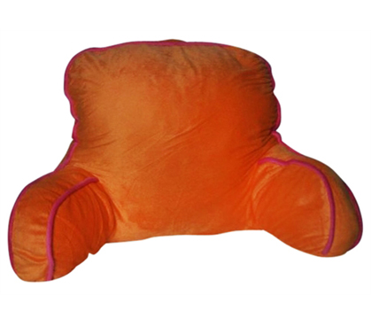 Orange/Pink Tranquil Bedrest - College Back Cushion