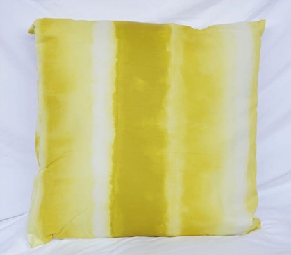 Limelight Yellow College Decor Spectrum Cotton Throw Pillow
