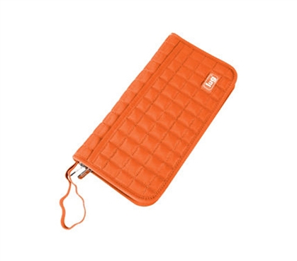 Store All Your Essentials Together - Tango Travel Wallet - Orange