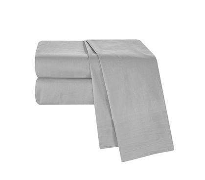 Chino Alloy Gray Twin XL Sheet Set Dorm Essentials Must Have Dorm Items Dorm Sheets