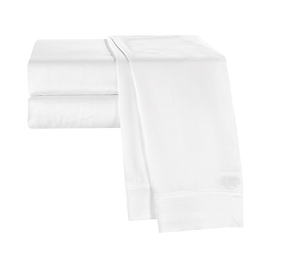 White Bamboo Modal Twin XL Sheet Set Dorm Bedding Dorm Essentials College Supplies