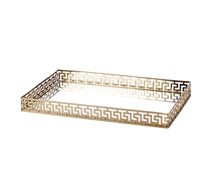 Desk Tray Organizer Gold Vanity Tray Rectangle Dorm Desk Organization Gold Jewelry Organizer Tray