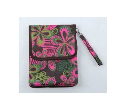 Pink/Green Floral iPad Bag