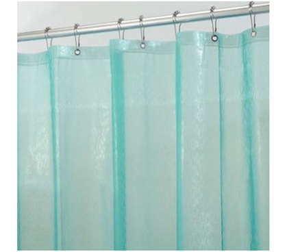 Ikat Green-Blue Shower Curtain