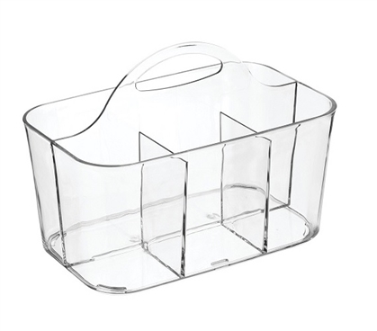 Clear Dorm Tote for College Showers Affordable College Storage and Dorm Room Organization