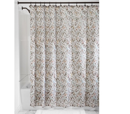 Butterfly Fabric Shower Curtain - Taupe Dorm Essentials Must Have Dorm Items