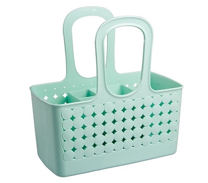 Divided Bath Shower Tote - Mint Dorm Essentials Dorm Accessories