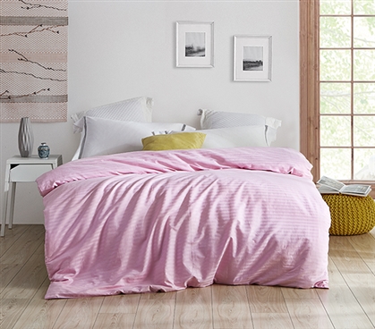 Pretty Pink Hue - Twin XL Duvet Cover - Keep Your Favorite Comforter Covered