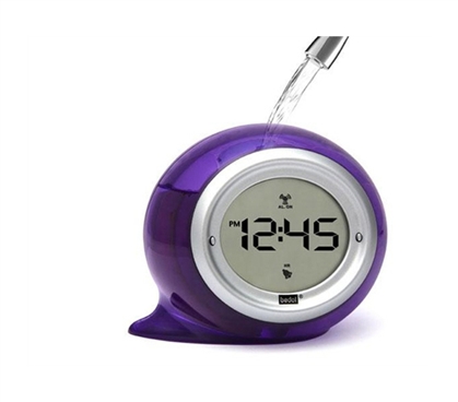 Wake Up To Something Fun - Digital Water Powered Alarm Clock (5 Colors Available) - No Batteries Needed