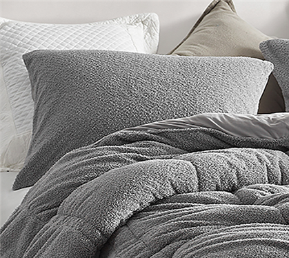 Plush Microfiber Pillow Cover Decorative Pillow Case Neutral Dorm Bedding Essentials