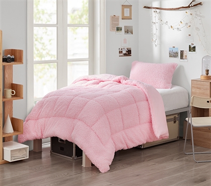 Cotton Candy - Coma Inducer Twin XL Comforter - Bubblegum Pink