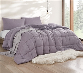 Gettin Warmer - Coma Inducer Full Comforter - Purple