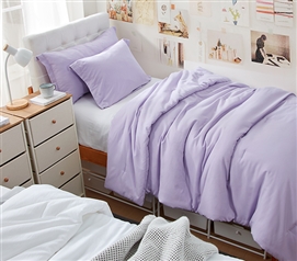 Dorm Haul - Cozy Twin XL College Comforter - Orchid Petal