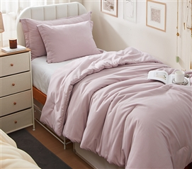Dorm Haul - Cozy Twin XL College Comforter - Violet Ice