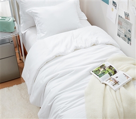 Dorm Haul - Cozy Twin XL College Comforter - White