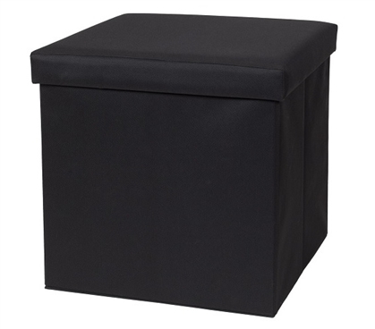 When You Need It - Fold N Store Collapsible Ottoman - Black only