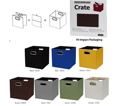 Fold N Store Collapsible Tote Crate