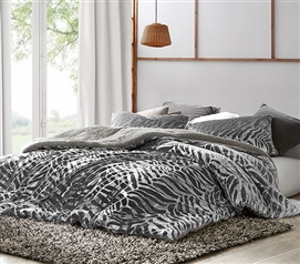 Machine Washable Twin XL Bedding for Dorm Size Bed Dimensions Animal Print Dorm Duvet Cover Set