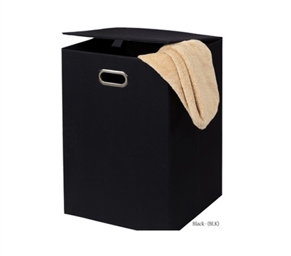 Space Saving Fold N Store Collapsible Hamper - Black only