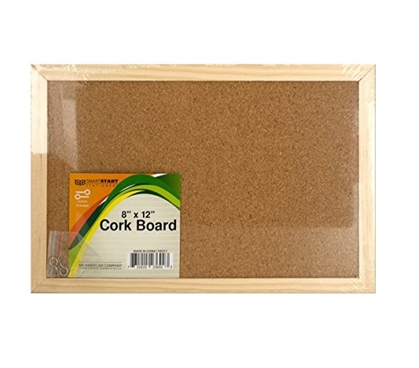 8" x 12" Wood Framed Corkboard