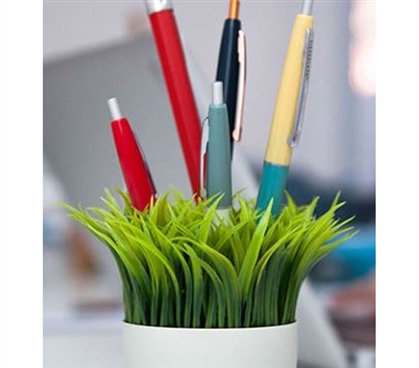 Potted Pen Stand - College Desk Organizer