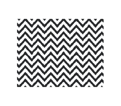 Grip Print Shelf Liner - Chevron Black College Decorations