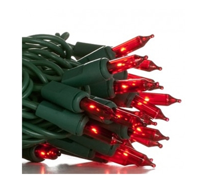 Mini Dorm Lights - Red - Green Wire