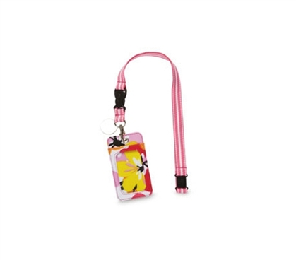 Cool College Supplies - Cotton Blossom Student ID Holder - Lanyard Style