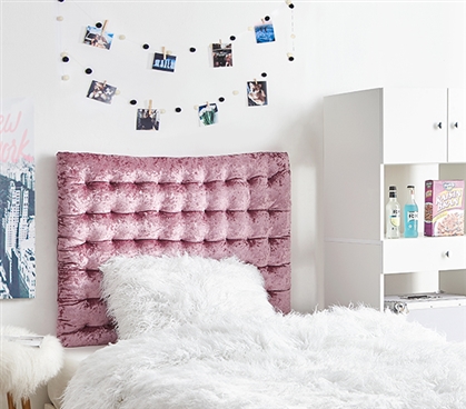 Glam College Dorm Decor Fashionable Dorm Headboard Girly Dorm Decor for Twin XL Dorm Bed Dimensions