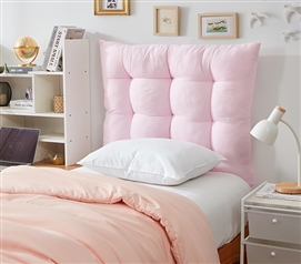 Rainha - Puffy Tufted College Headboard - Pink CrÃ©am