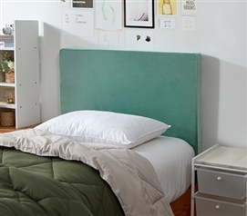 Rainha - Memory Foam Cushioned Dorm Headboard - Olive Green