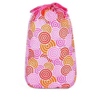 Durable College Laundry Bag Pink and Orange Dorm Laundry Essential for College Girls