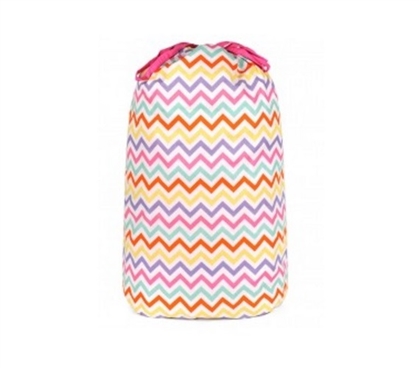 Capri Chevron - College Laundry Bag Dorm Essentials Dorm Room Decor