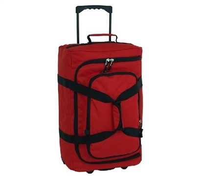 Micro Monster Bag Trunk - Red Storage Trunks with Wheels Dorm Essentials