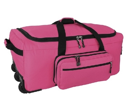Storage Trunk with Wheels Mini Monster Bag Trunk - Pink Dorm Trunk Dorm Essentials
