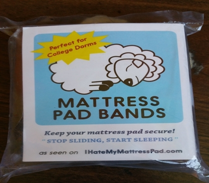 Dorm Mattress Pad Bands Dorm Essentials Twin XL Dorm Bedding Dorm Accessories