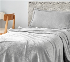 Neutral Dorm Bedding Full Size Sheet Set Coral Fleece Sheets College Essentials Checklist