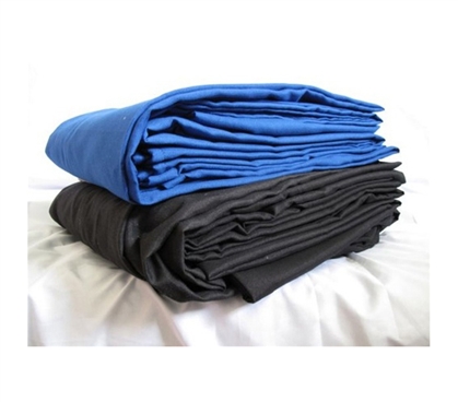 Supersoft Twin XL Bedding Sheets - Black & Blue college bedding sheets in Twin XL