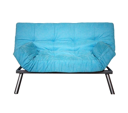 The College Cozy Sofa (Mini-Futon) - Aqua