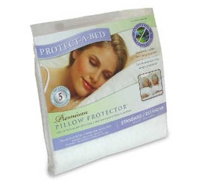 Sleep Time Dorm Necessity Premium Pillow Protector - College Bedding Accessory