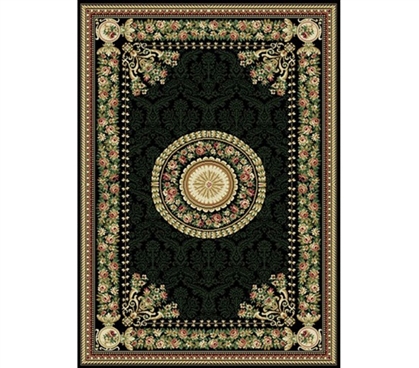 Black Optimum Rug College dorm room ideas