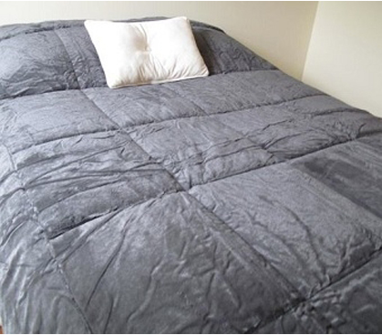 College Plush Comforter - Charcoal - Twin XL - Super Soft Dorm Bedding